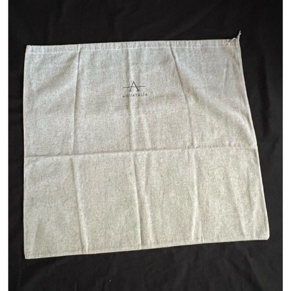 Authentic Aquatalia Storage Drawstring Dust Bag Cotton Gray 19" x 21" - Picture 1 of 7